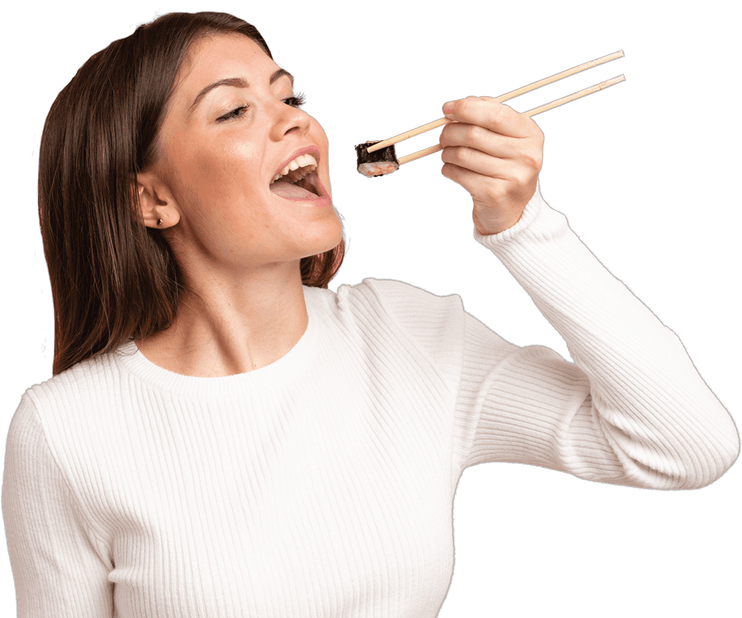 Customer browsing Kitchen United Mix on phone